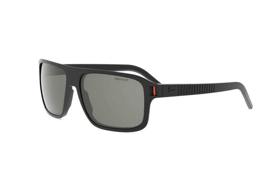 Okulary przeciwsłoneczne tag heuer drive bionylon th40048i 02a black rectangular unisex rozmiar 59mm - Widok główny
