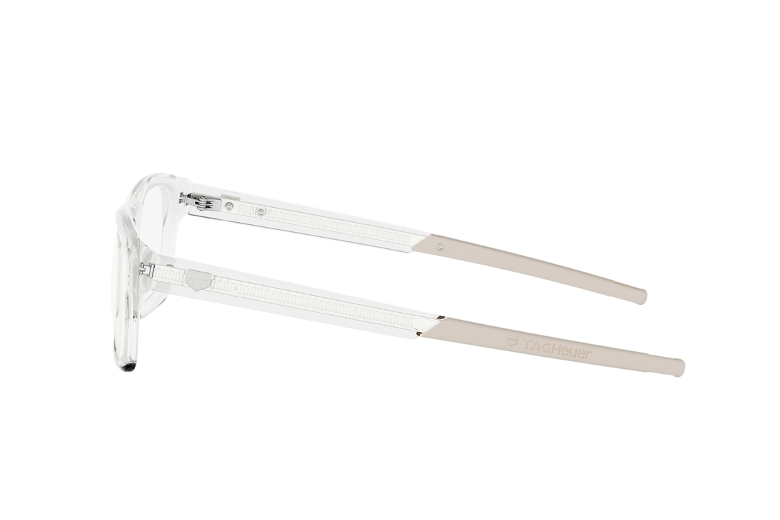 Prescription glasses tag heuer golden age th50053i 026 transparent rectangular masculino size 54mm - Detailed view