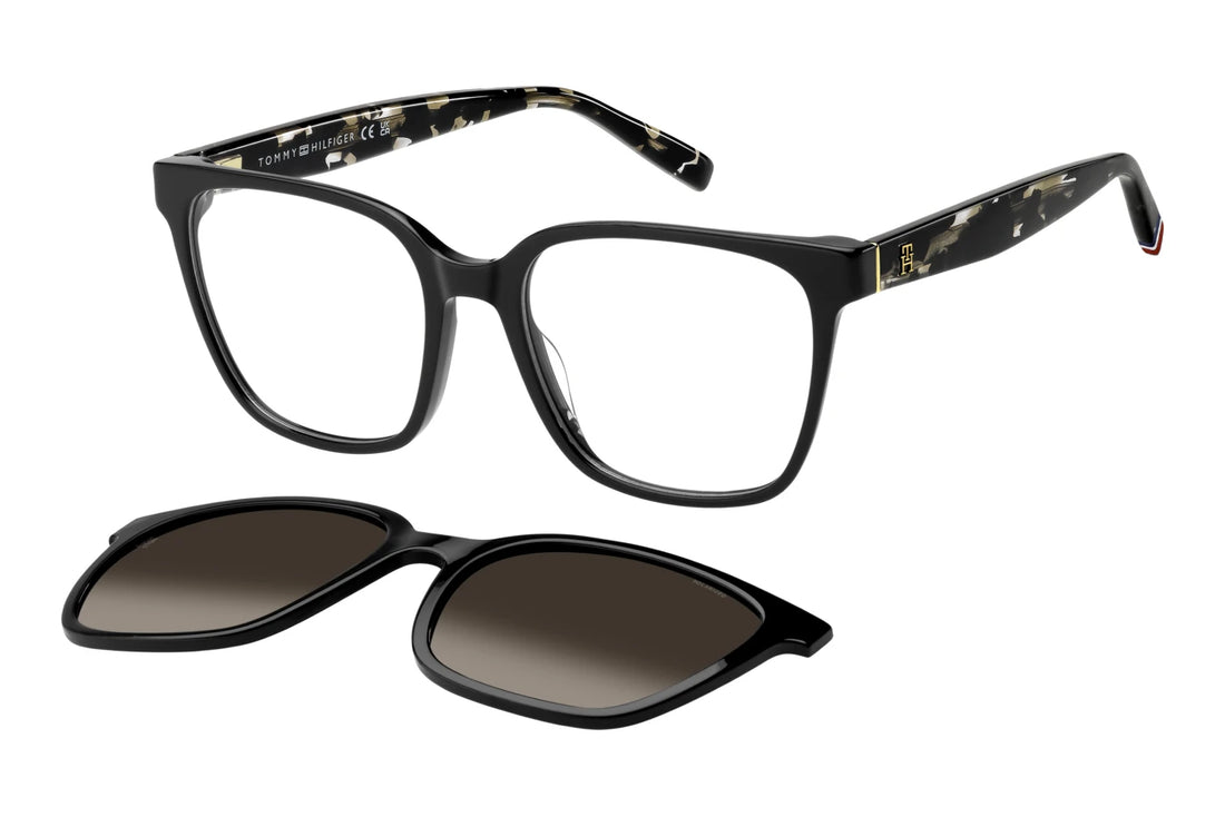 Sonnenbrillen tommy hilfiger th 2399/c wr7 la negro rectangular femenino größe 52mm - Hauptansicht
