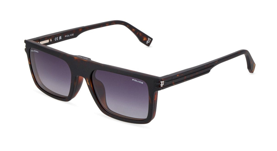 Brillen police uplu53 878p havana square masculino größe 53mm - Hauptansicht