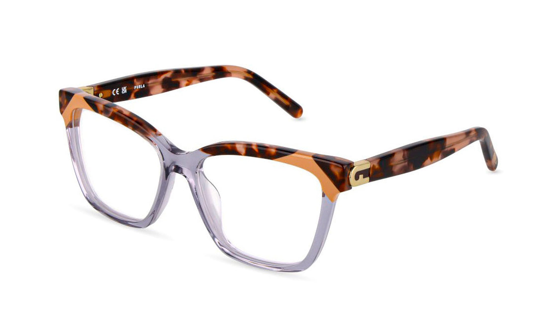 Gafas graduadas furla vfu992v 02a7 gris square femenino talla 54mm - Vista principal