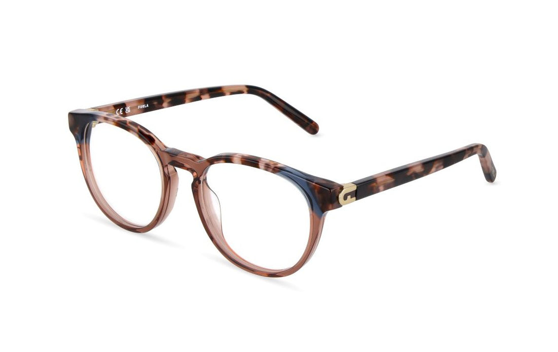 Gafas graduadas furla vfu993v 0mb6 marron pantos femenino talla 50mm - Vista principal