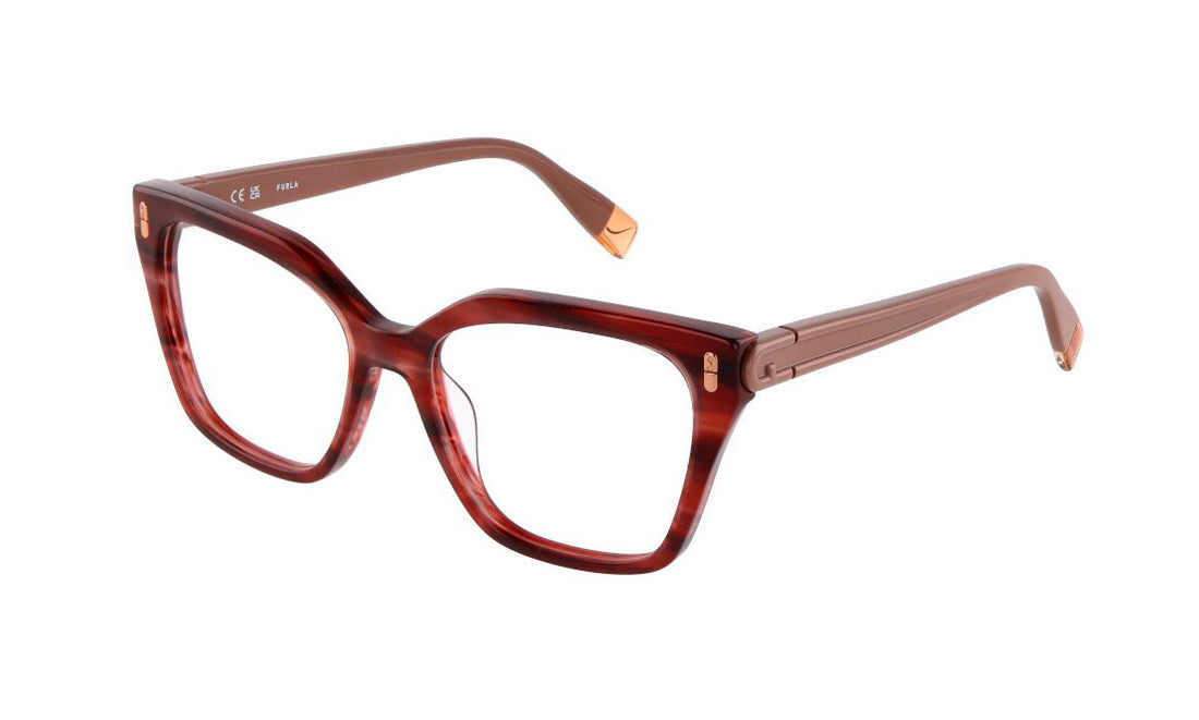 Gafas graduadas furla vfua95 04a2 rojo square femenino talla 54mm - Vista principal