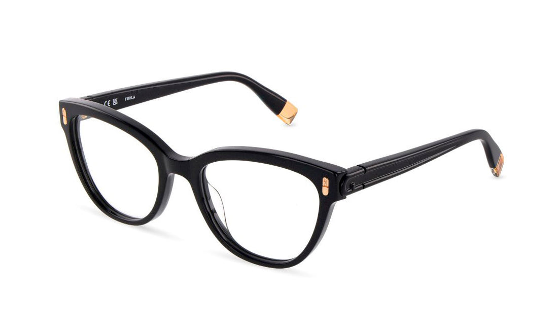 Gafas graduadas furla vfua96 0700 negro square femenino talla 53mm - Vista principal