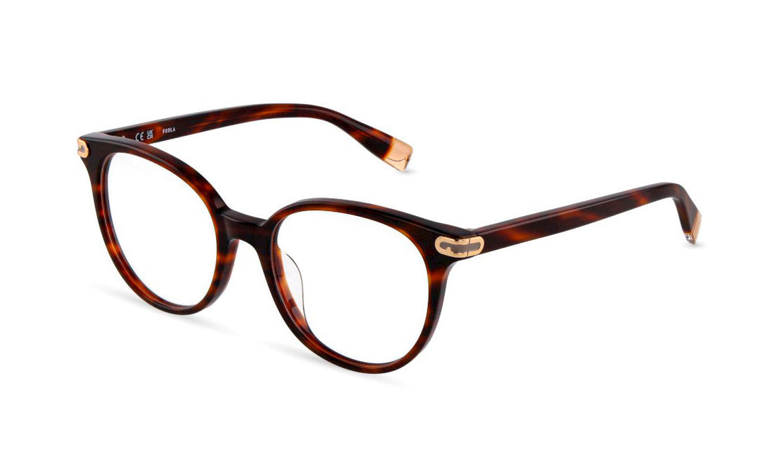 Gafas graduadas furla vfua97 0c10 havana pantos femenino talla 51mm - Vista principal