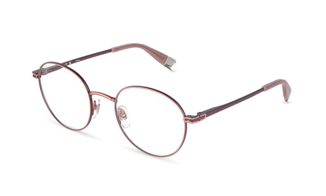 Gafas graduadas furla vfua99 0496 rosa pantos femenino talla 52mm - Vista principal