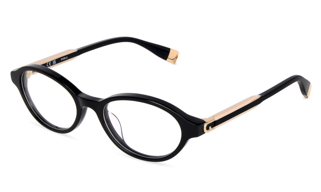 Lunettes de vue furla vfub54 0700 negro oval femenino taille 51mm - Vue principale