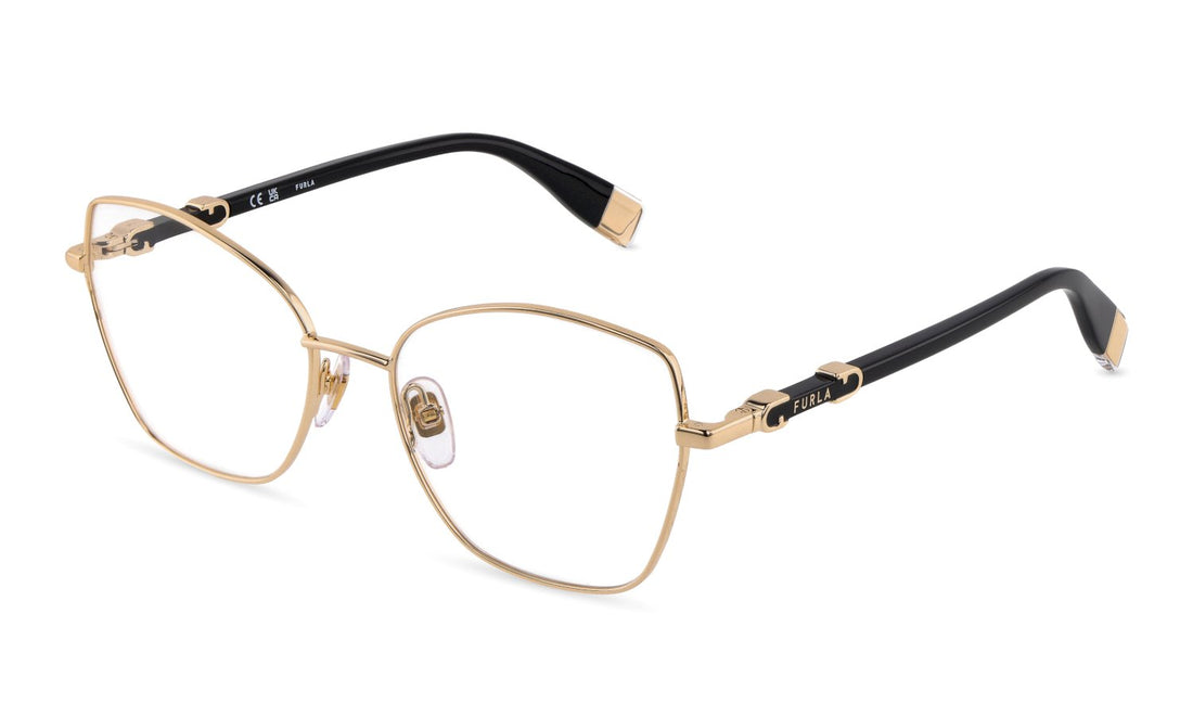 Lunettes de vue furla vfub56 0300 dorado geometric femenino taille 54mm - Vue principale