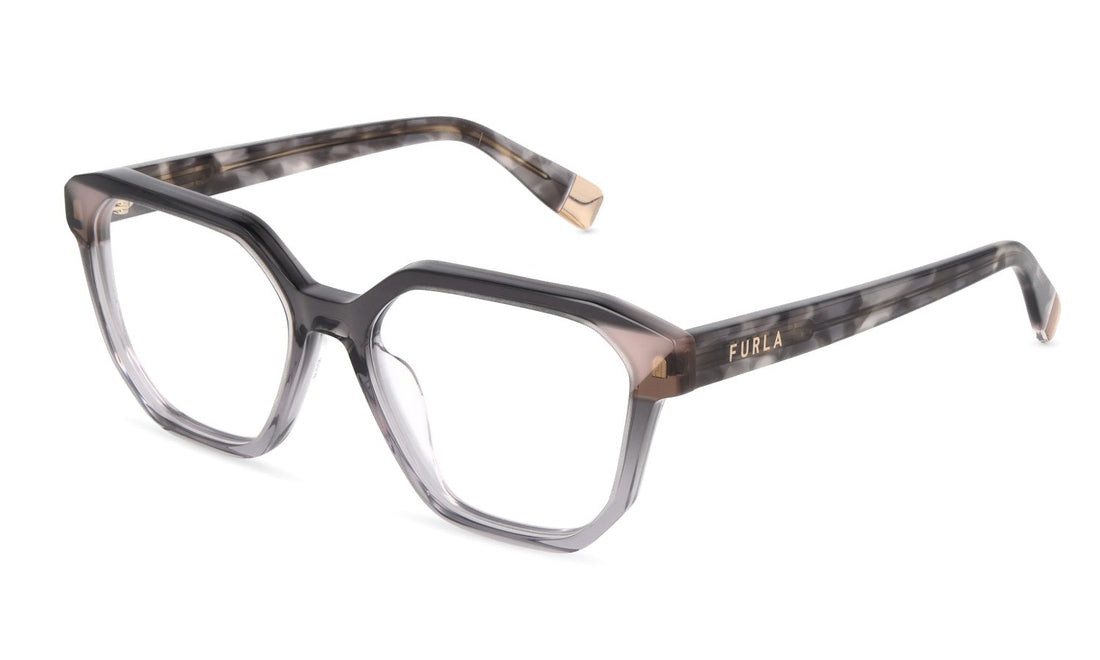 Óculos graduados furla vfub58v 0ah8 negro geometric femenino tamanho 52mm - Vista principal