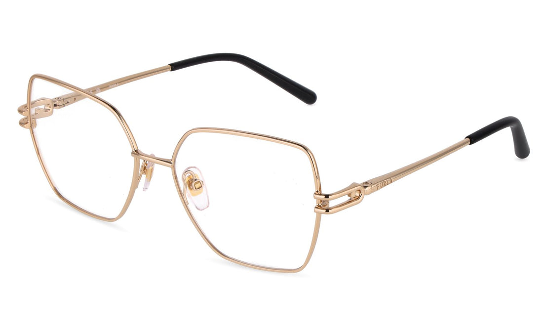 Óculos graduados furla vfub65 0300 dorado square femenino tamanho 54mm - Vista principal