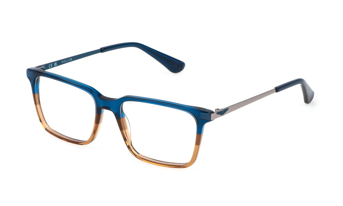 Occhiali da vista police vk142 01ba marron square infantil taglia 50mm - Vista principale