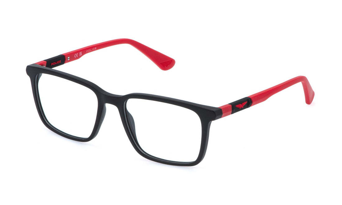 Gafas graduadas police vk173 u28y negro square infantil talla 50mm - Vista principal
