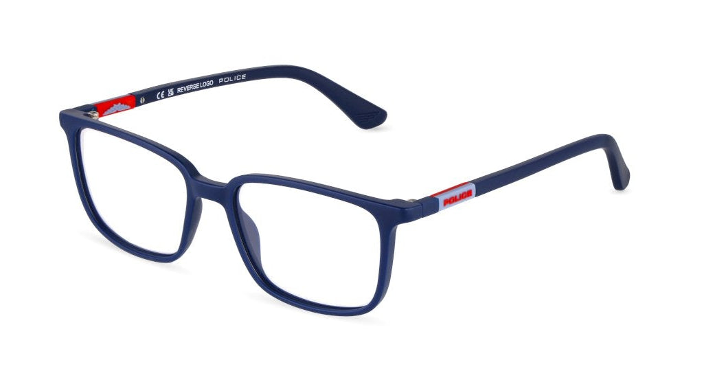 Occhiali da vista police vk176 0u43 azul square infantil taglia 49mm - Vista principale