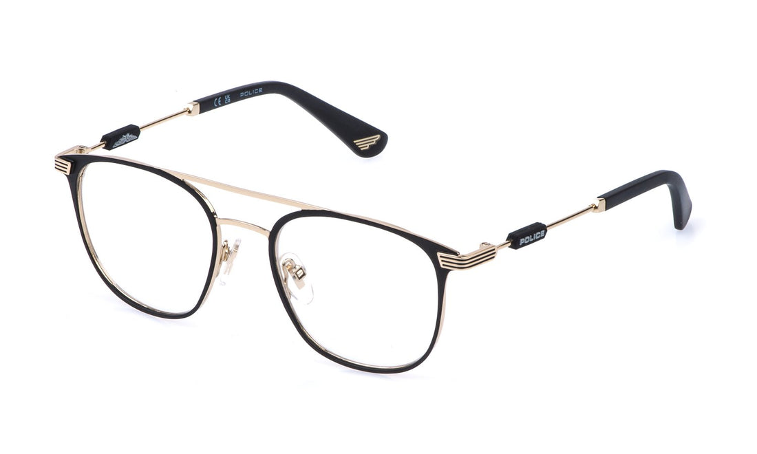 Gafas graduadas police vk585 0302 dorado square infantil talla 47mm - Vista principal