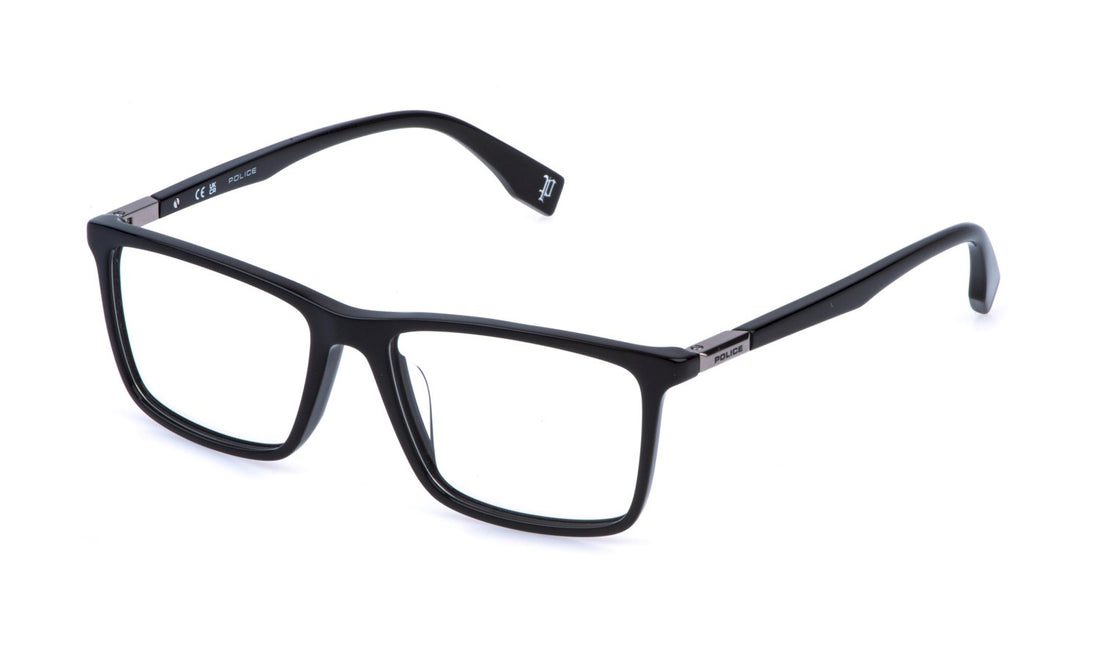 Gafas graduadas police vplr58 0700 negro square masculino talla 53mm - Vista principal