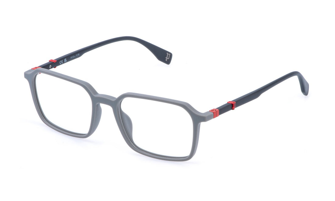 Gafas graduadas police vplr60 0r43 gris geometric masculino talla 52mm - Vista principal