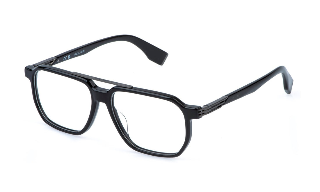 Gafas graduadas police vplr70 700y negro geometric masculino talla 55mm - Vista principal