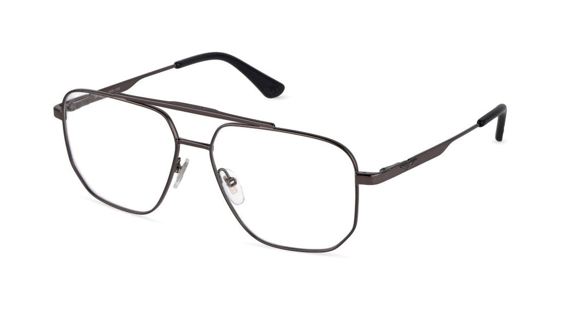 Gafas graduadas police vplu55 0568 plateado geometric masculino talla 57mm - Vista principal