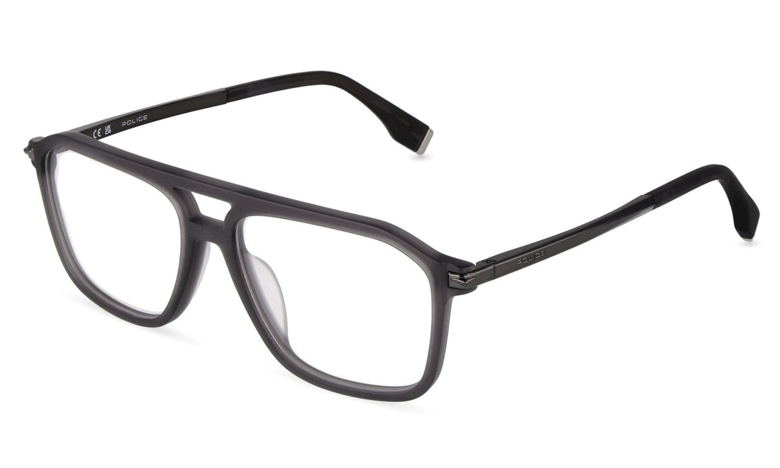 Lunettes de vue police vplu59 819m gris geometric masculino taille 56mm - Vue principale