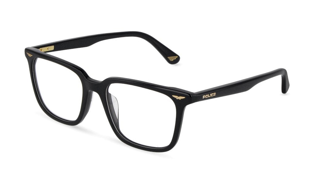 Brillen police vplu60 0700 negro square masculino größe 53mm - Hauptansicht