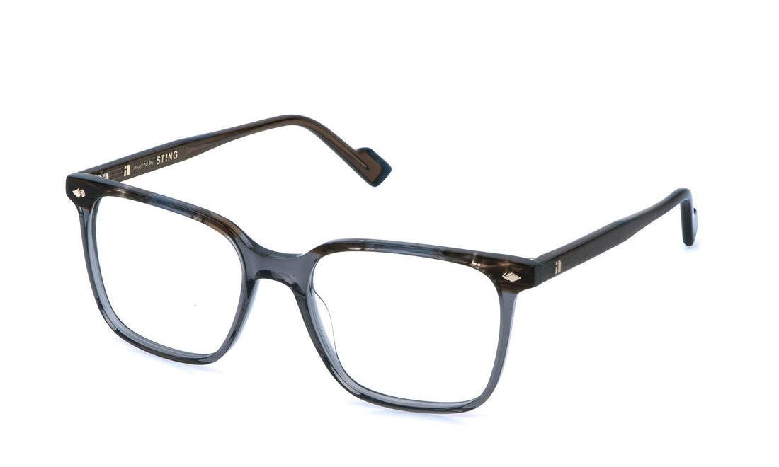 Occhiali da vista sting vst590 0868 gris square masculino taglia 53mm - Vista principale