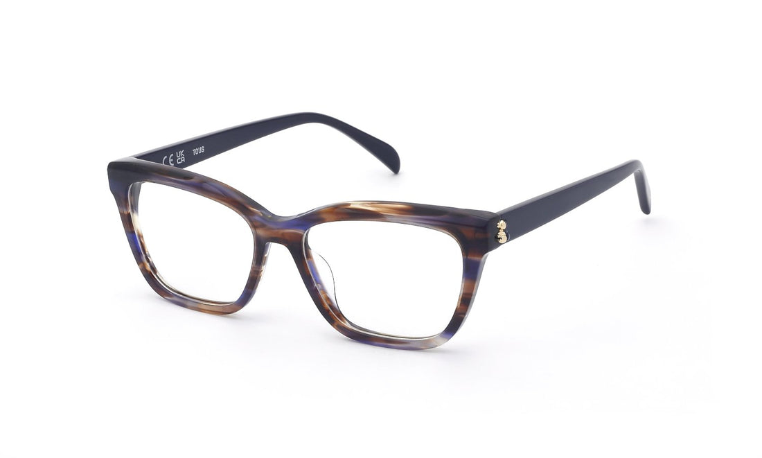 Gafas graduadas tous vtod15 09g2 violeta square femenino talla 54mm - Vista principal