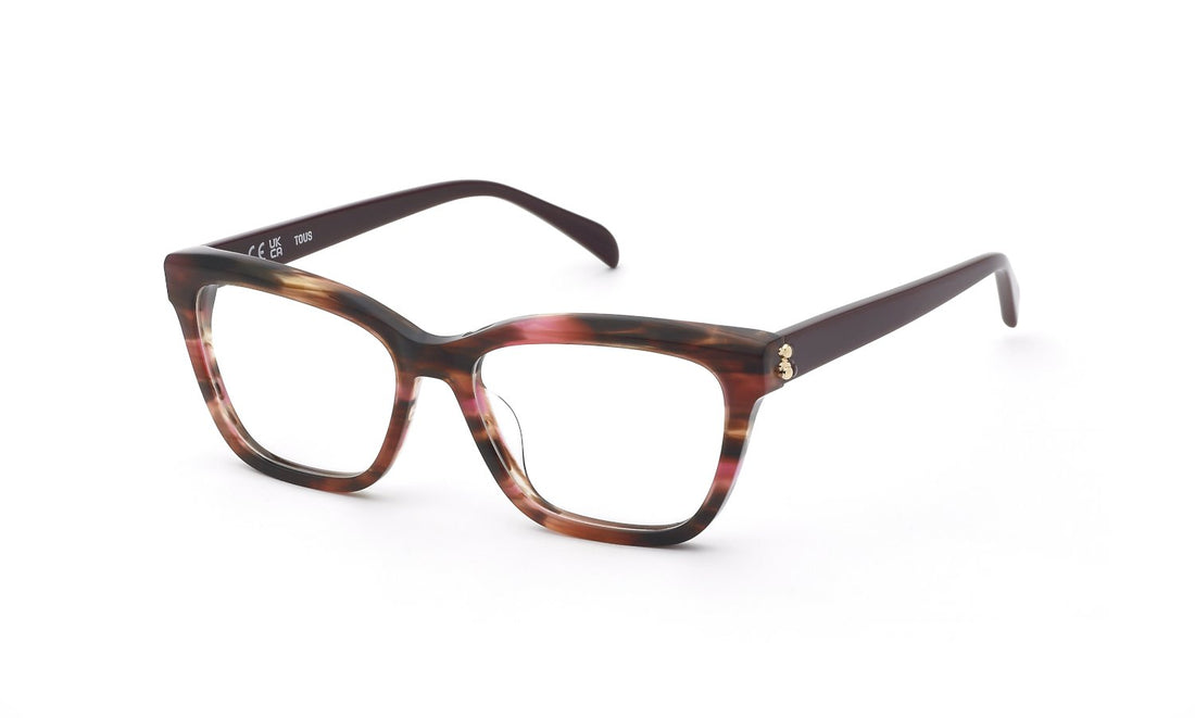 Gafas graduadas tous vtod15 9phk burdeos square femenino talla 52mm - Vista principal