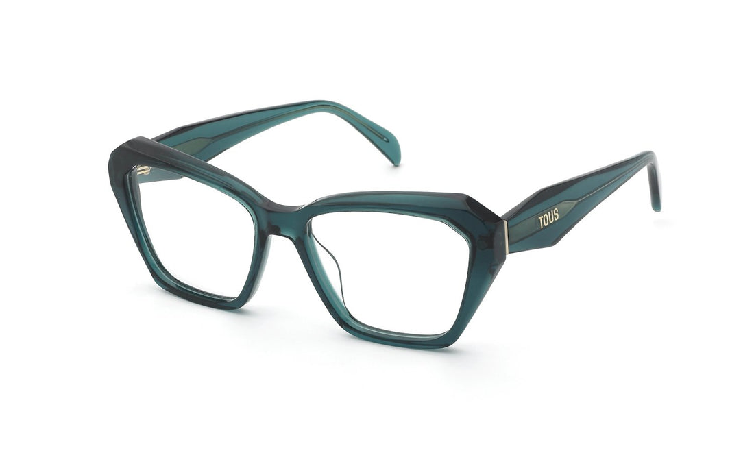 Occhiali da vista tous vtod20 0j80 verde geometric femenino taglia 54mm - Vista principale