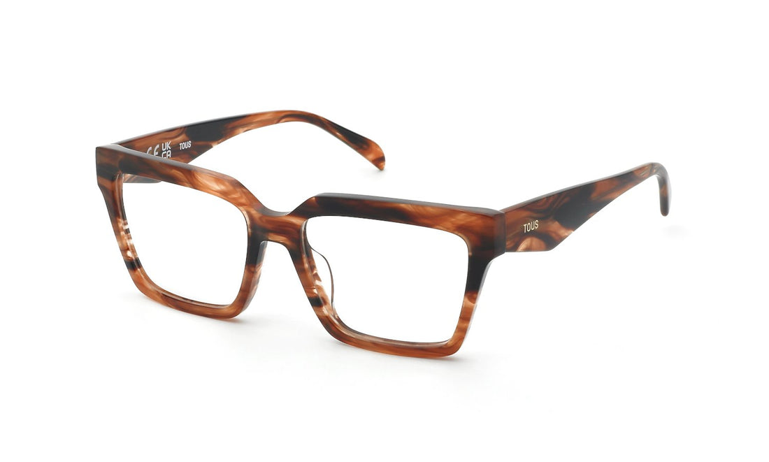 Occhiali da vista tous vtod21 0762 havana square femenino taglia 54mm - Vista principale