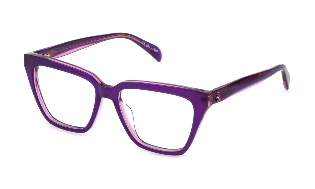 Occhiali da vista tous vtod32 0gbc violeta square femenino taglia 53mm - Vista principale