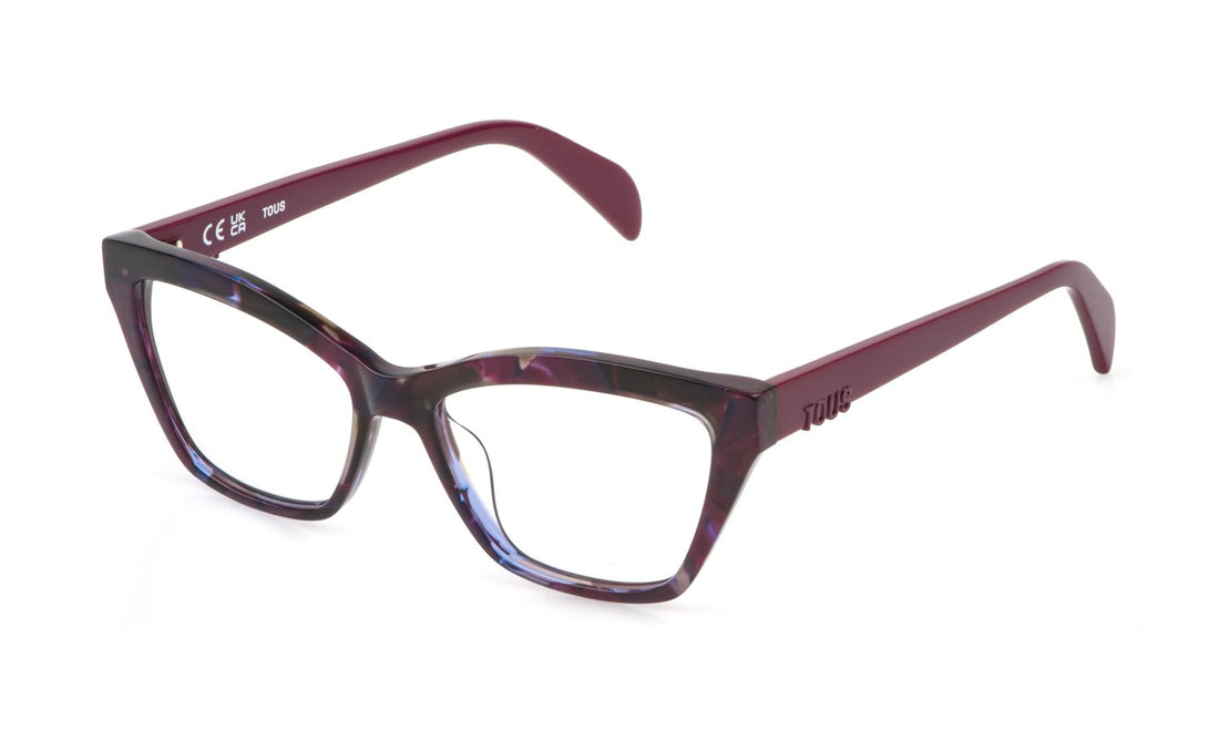 Occhiali da vista tous vtod39 0vaa morado butterfly femenino taglia 52mm - Vista principale