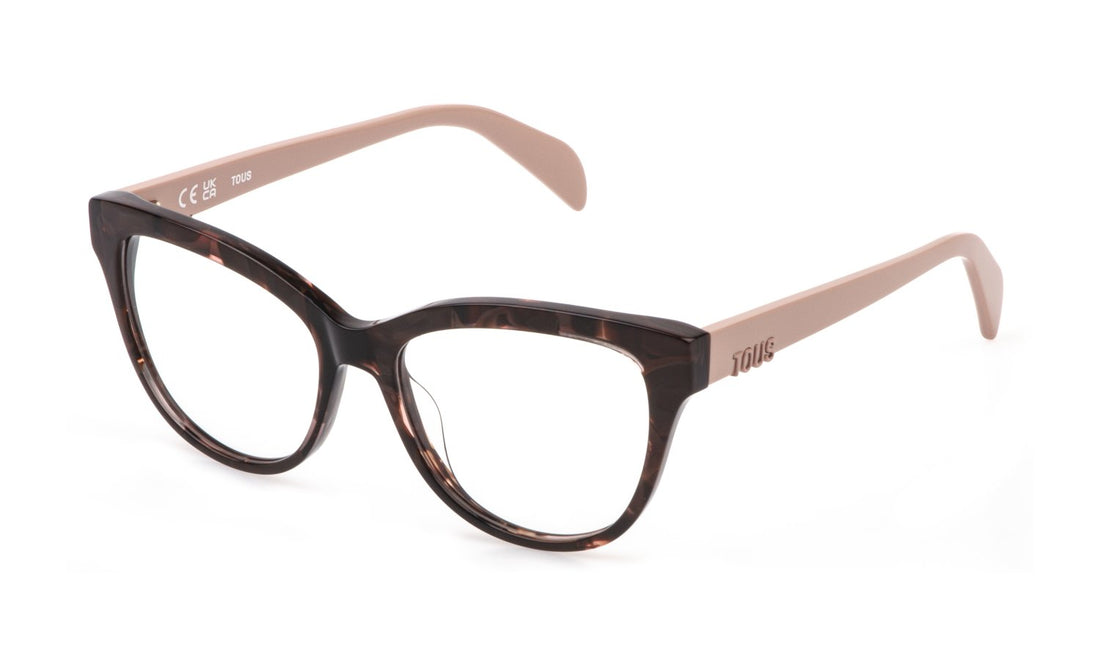 Occhiali da vista tous vtod40 01gq marron butterfly femenino taglia 53mm - Vista principale