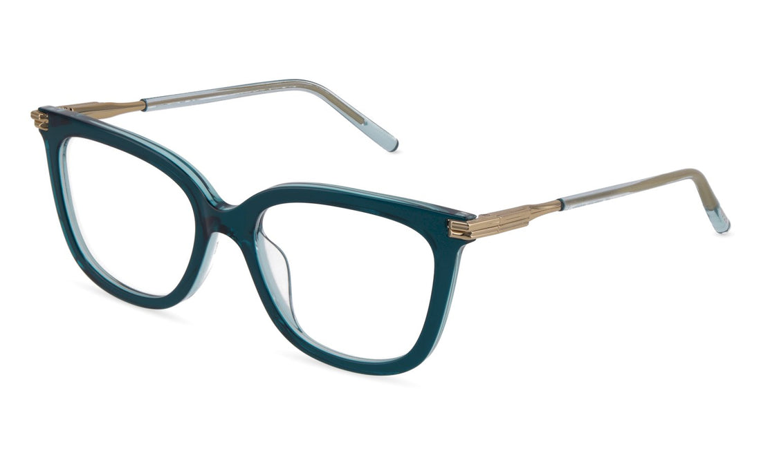Óculos graduados tous vtod70 09da verde butterfly femenino tamanho 52mm - Vista principal