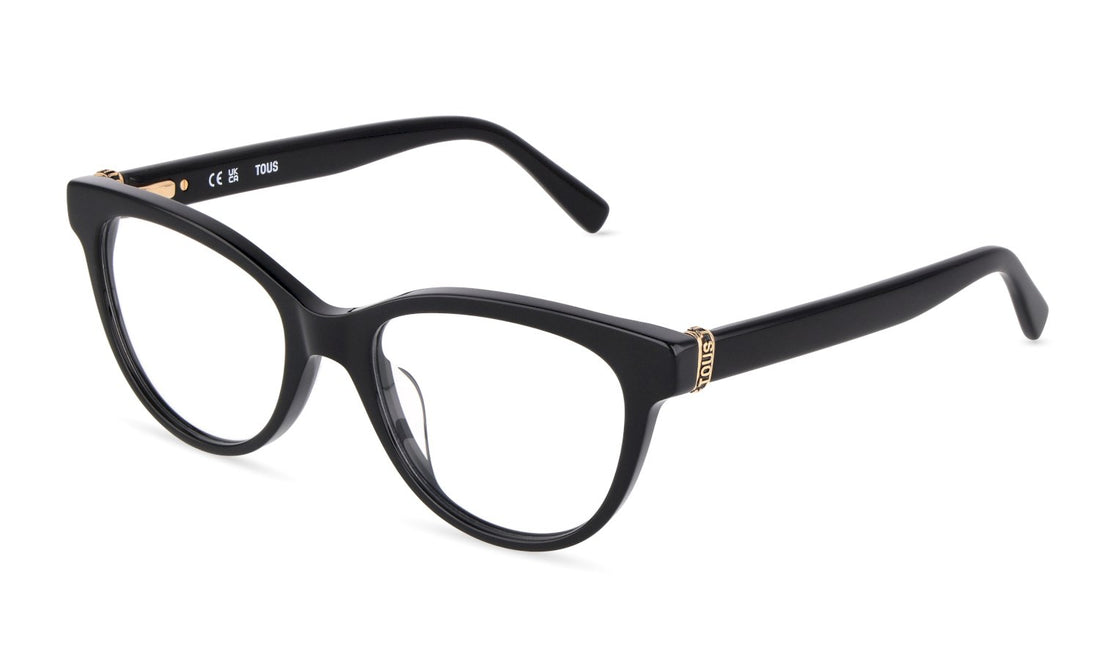 Óculos graduados tous vtod77 0700 negro butterfly femenino tamanho 51mm - Vista principal