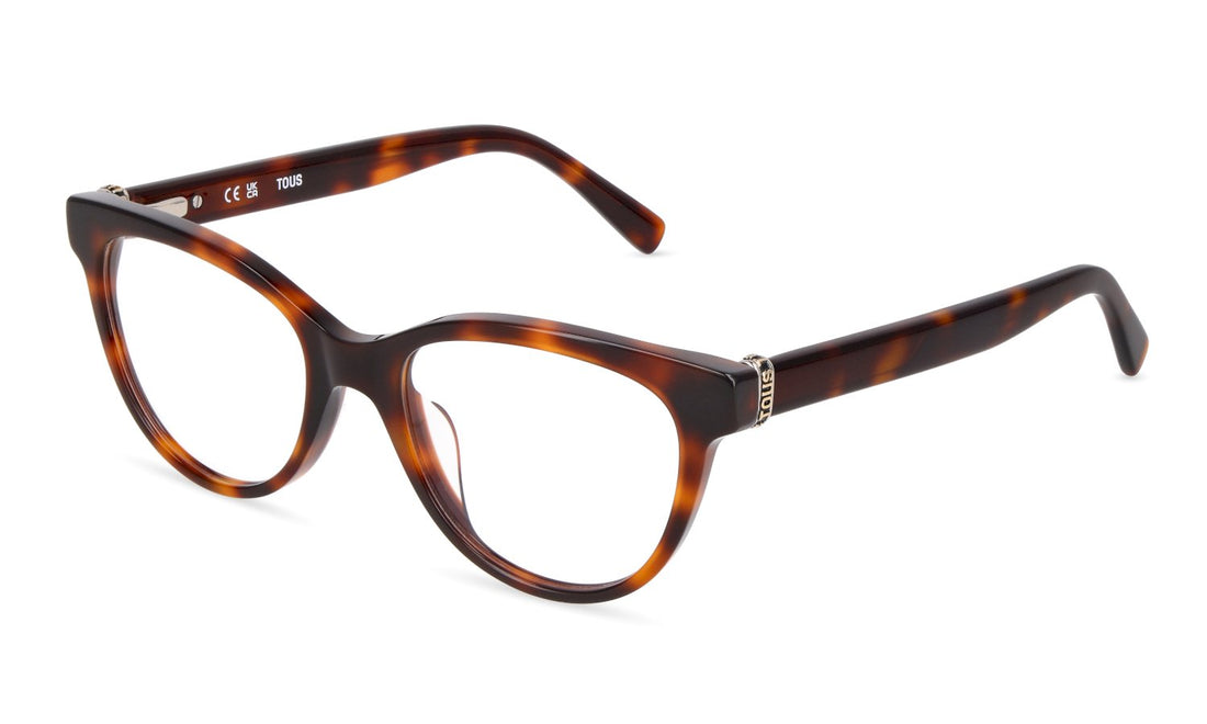 Óculos graduados tous vtod77 0752 havana butterfly femenino tamanho 51mm - Vista principal