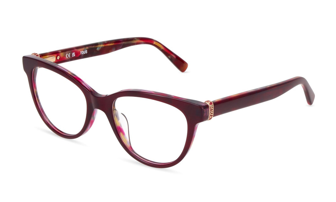 Óculos graduados tous vtod77 09rv rojo butterfly femenino tamanho 51mm - Vista principal