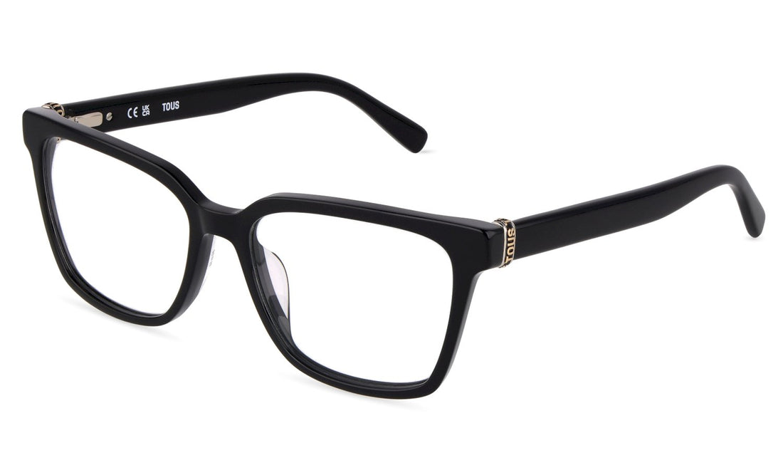 Óculos graduados tous vtod78 700y negro square femenino tamanho 54mm - Vista principal