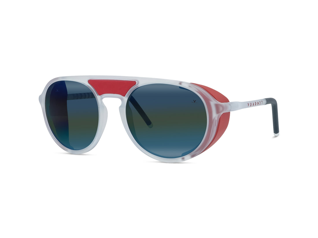 Sonnenbrillen vuarnet ice 01 vu40023u 26w crystal round masculino größe 54mm - Hauptansicht
