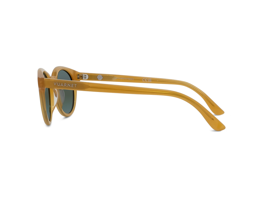 Occhiali da sole vuarnet belvedere 08 vu40040i 45c brown round masculino taglia 51mm - Vista dettagliata