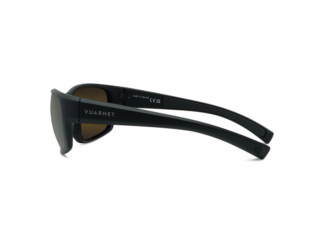 Occhiali da sole vuarnet racing 09 vu40117u 02q black rectangular masculino taglia 62mm - Vista dettagliata