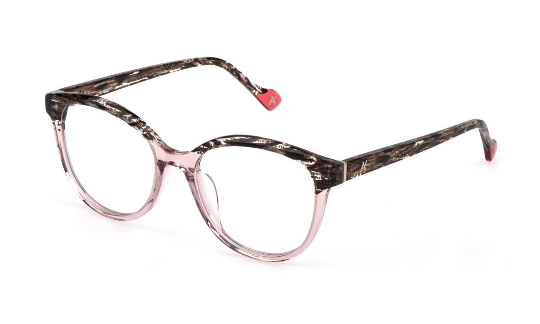 Occhiali da vista yalea vya206 09n3 marron butterfly femenino taglia 52mm - Vista principale