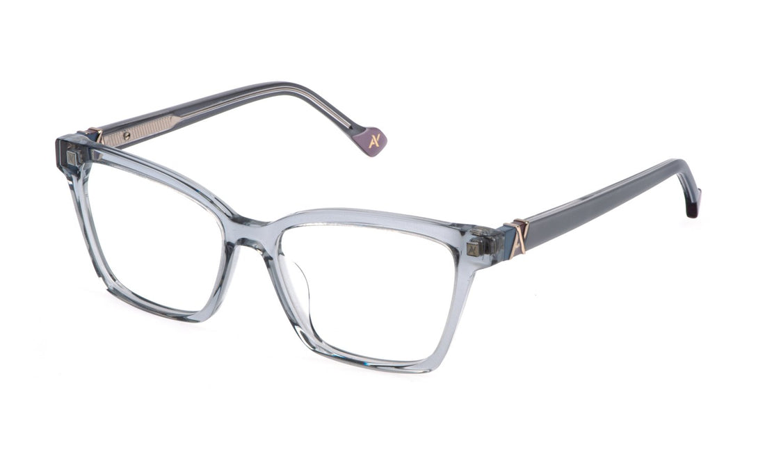 Occhiali da vista yalea vya230 03gu gris square femenino taglia 54mm - Vista principale