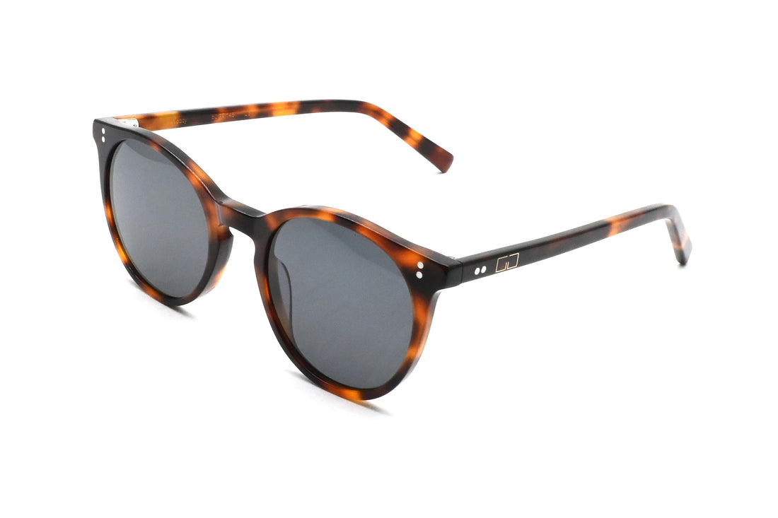 Sonnenbrillen greyhounders woody sun brown marron round unisex größe 50mm - Hauptansicht