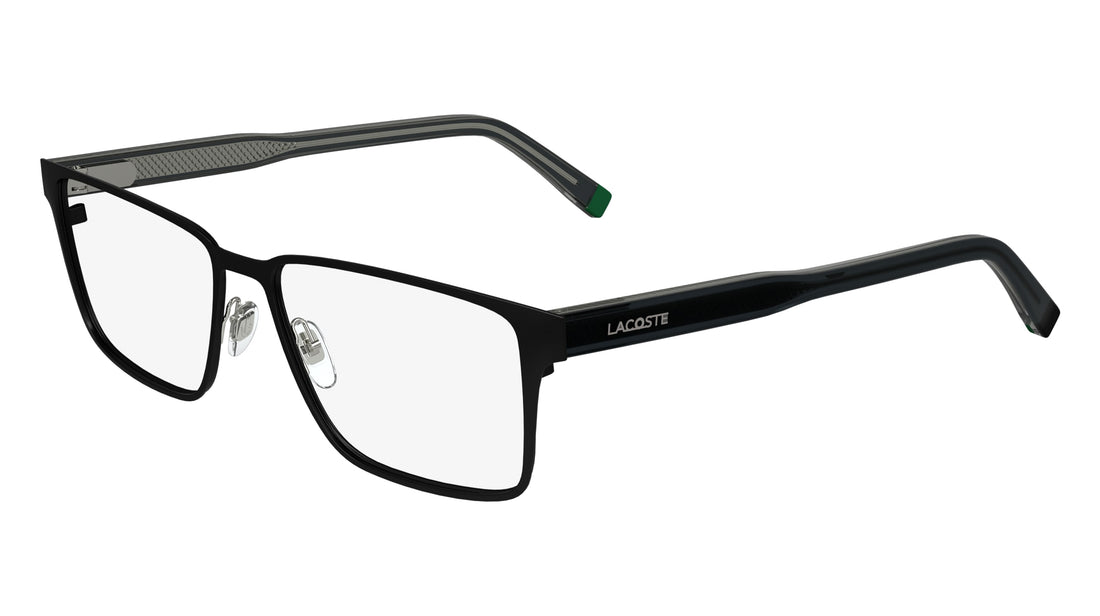 Lunettes de vue lacoste l2297 002 negro rectangular masculino taille 54mm - Vue détaillée