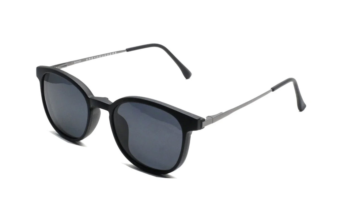 Brillen greyhounders bondi + clip-on c1 black negro pantos unisex größe 51mm - Hauptansicht