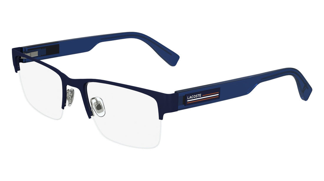 Lunettes de vue lacoste l2299 424 azul rectangular masculino taille 54mm - Vue principale