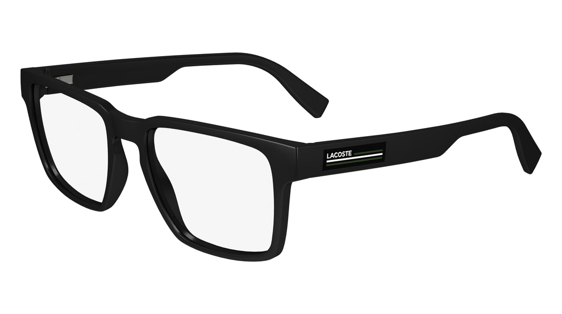 Lunettes de vue lacoste l2948 001 negro rectangular masculino taille 53mm - Vue détaillée