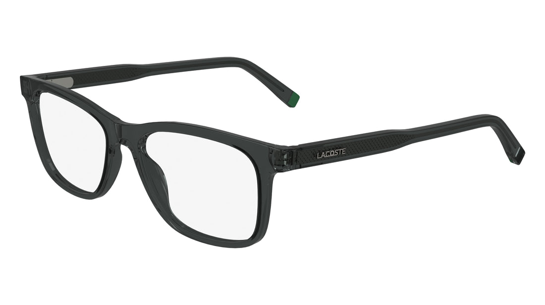 Lunettes de vue lacoste l2945 035 gris rectangular masculino taille 53mm - Vue détaillée