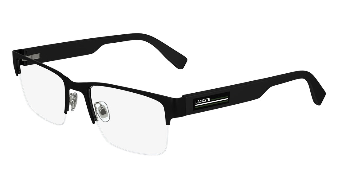 Lunettes de vue lacoste l2299 002 negro rectangular masculino taille 54mm - Vue détaillée