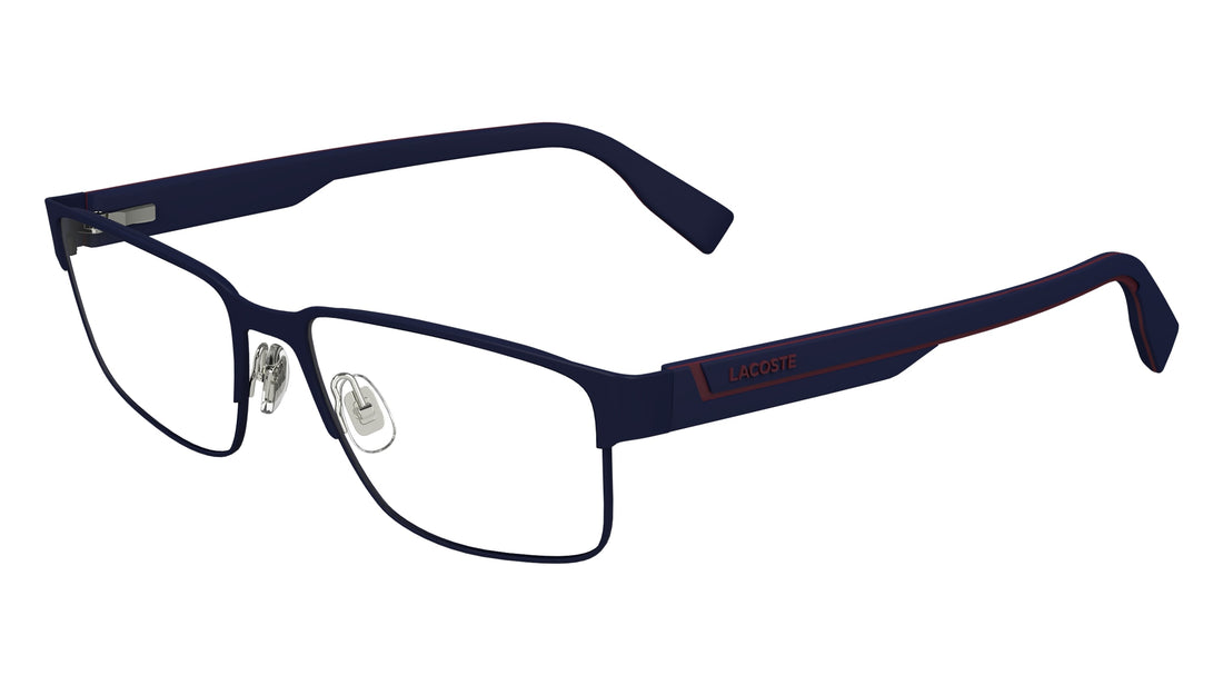 Lunettes de vue lacoste l2298 424 azul rectangular masculino taille 56mm - Vue principale